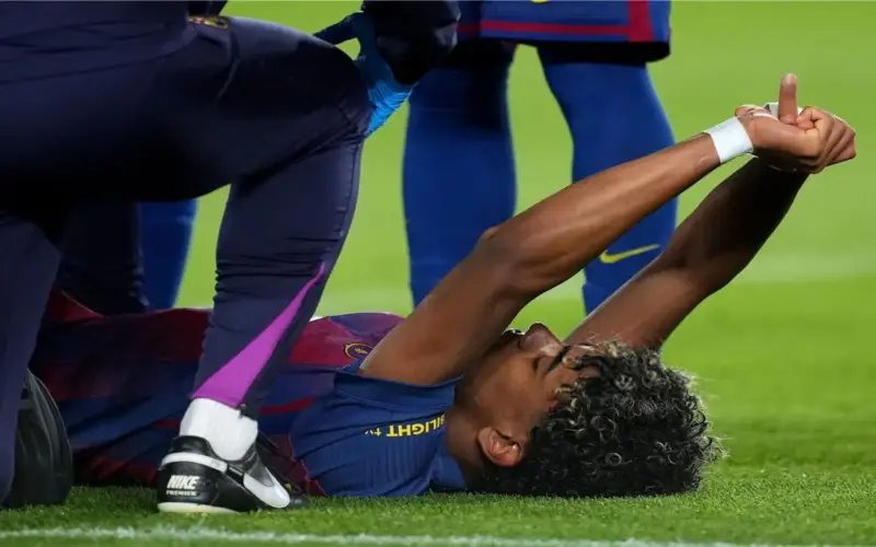 مستجدات إصابة لامين يامال في مباراة برشلونة وسيلتا فيجو